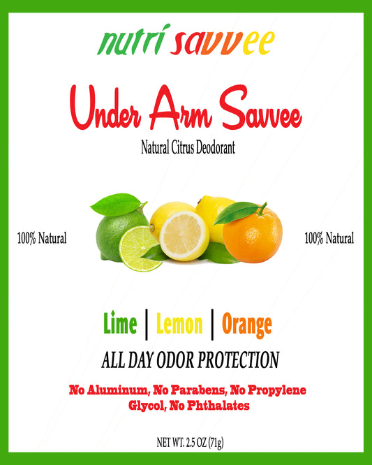 100% Natural Aluminum Free Deodorant – 24-Hour Odor Protection with Essential Oils Handmade - Nutri Savvee