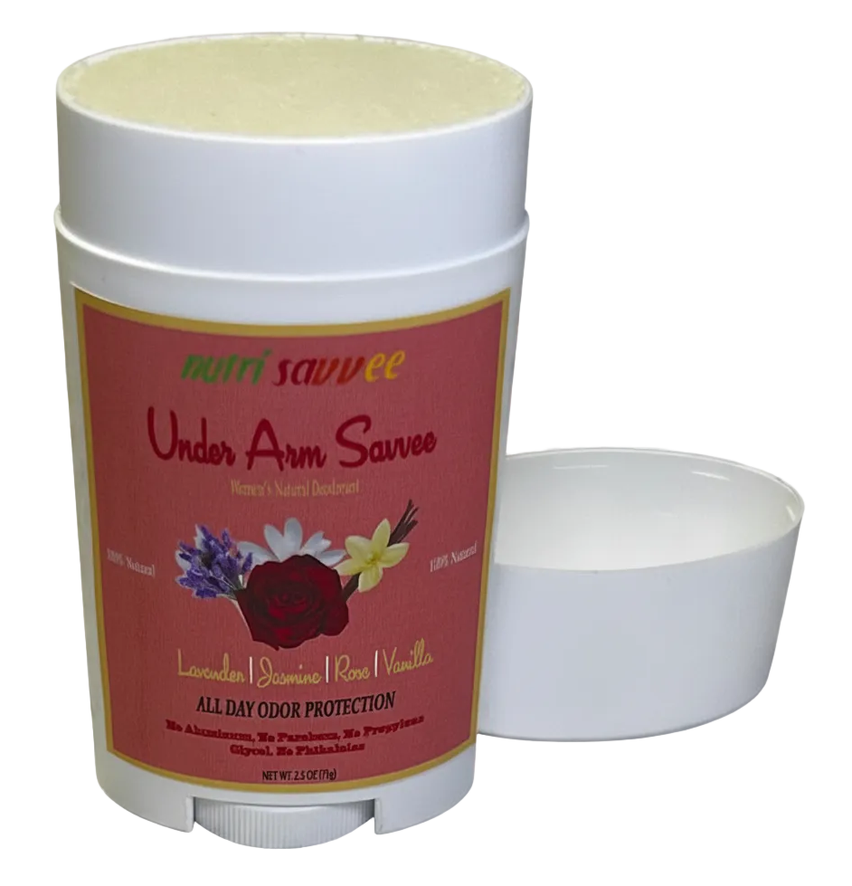 100% Natural Aluminum Free Deodorant – 24-Hour Odor Protection with Essential Oils - Nutri Savvee