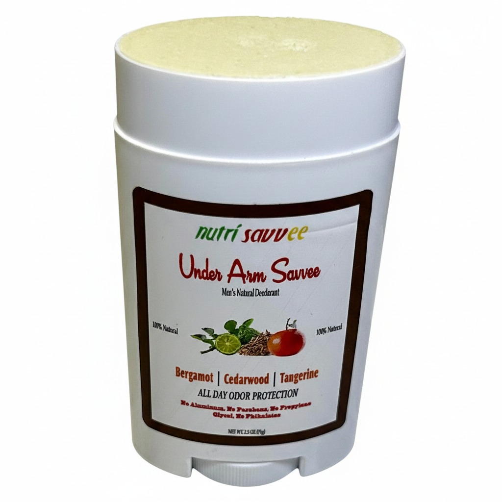 100% Natural Aluminum Free Deodorant – 24-Hour Odor Protection with Essential Oils - Nutri Savvee