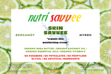 Load image into Gallery viewer, Skin Savvee Organic Moisturizing Cream – 24-Hour Hydration with Shea Butter &amp; Vitamin E
