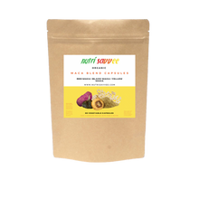 Load image into Gallery viewer, Organic Maca Root Blend Capsules – Energy, Stamina &amp; Hormonal Balance
