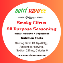 Load image into Gallery viewer, “Smoky Citrus” All-Purpose Food Seasoning – Enhance Flavor with Natural Herbs &amp; Spices
