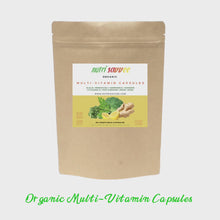 Load and play video in Gallery viewer, Organic Plant-Based Multivitamin Capsules – Daily Wellness &amp; Immune Support
