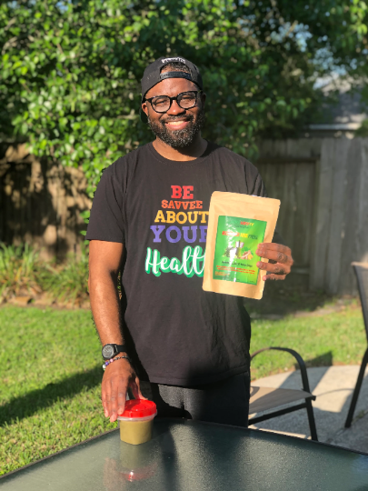 100% Cotton Healthy Lifestyle T-Shirt Short Sleeve w/ "Be Savvee About Your Health" Graphic Design - Nutri Savvee