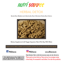 Load image into Gallery viewer, ORGANIC Herbal Detox Capsules Natural Herbs Alkaline Diet Dr. Sebi Inspired
